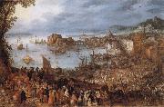 Jan Brueghel The Elder, Great Fish-Market